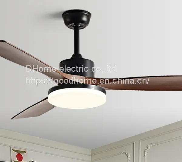 52 Inch Ceiling Fan Light Solid Wood Fan Light LED Non Flashing Ceiling Restaurant Light（Wechat:13510231336） photo-3