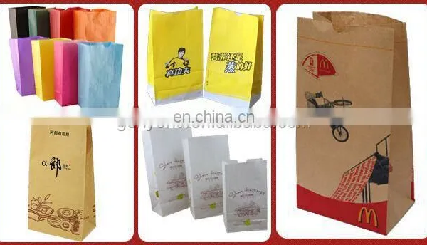 Roll Feeding Bottom Paper Bag Making Machinery for Food photo-4