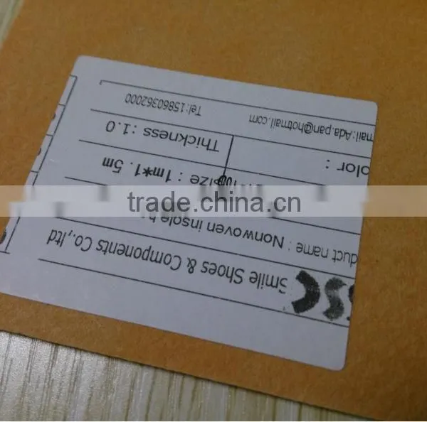Eco-friendly Non Woven Fiber Shoes Insole Board for Shoes Insole photo-3