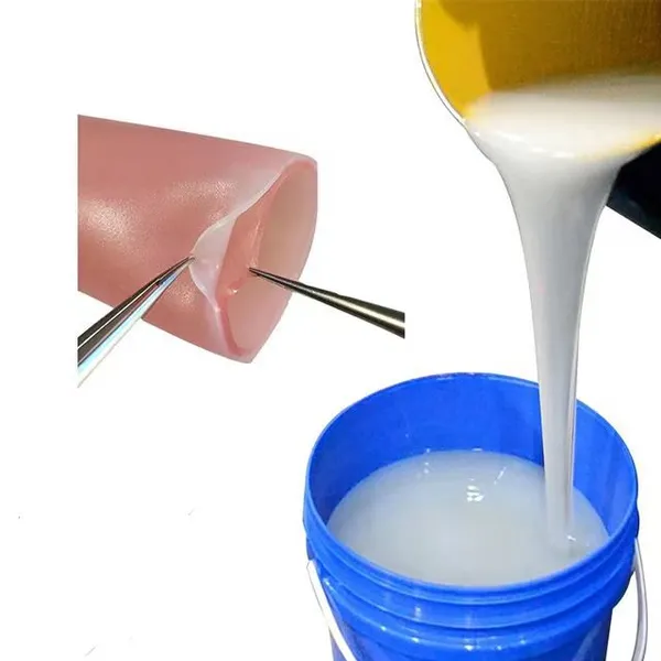 Soft Two Parts Silicone Rubber Elastic and Durable Wound Simulated Surgical Training Kit photo-3