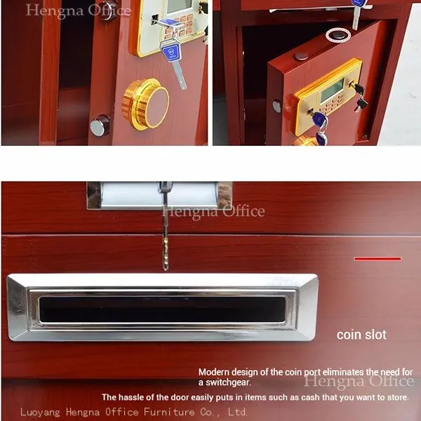 SES-160H 1.6m | Heavy Duty Office Desk With Safe Anti-Collision， Steel Plate| Bulk Order for Bank photo-3