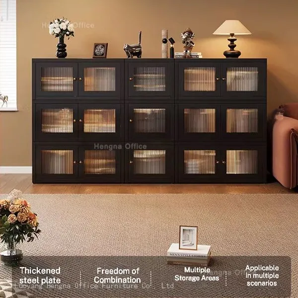 Luxury Commercial Jewelry Display Case Perfume Showcase With Glass Doors for Retail Shop and Hotel Lobby photo-2