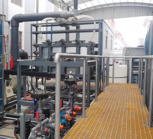 Automatic 12% - 15% Concentration Sodium Hypochlorite Water Treatment Equipment