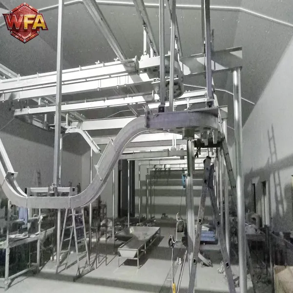 Complete Automatic Sheep Goat Slaughter Line Halal Lamb Abattoir Equipment SUS304 PLC Control Mutton Processing Machinery photo-3