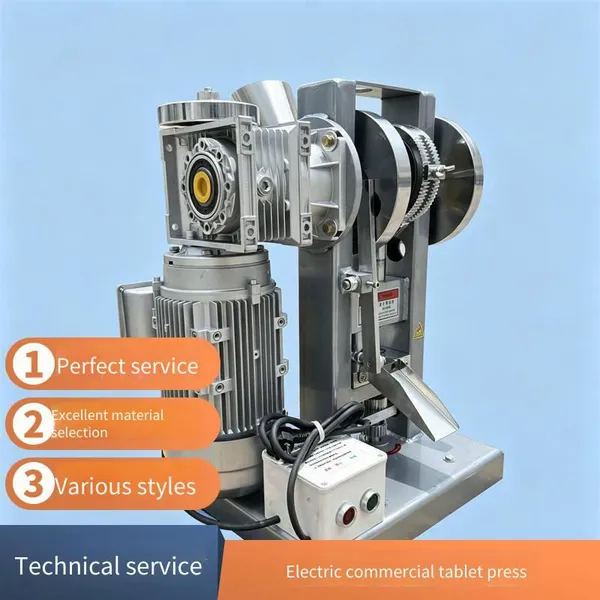 Laboratory Single-punch Tablet Press, Commercial Milk Tablet Making Equipment With Customizable Special-shaped Molds photo-2