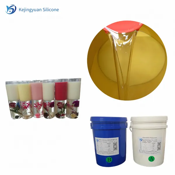 Simulated Water Silicone Gel, High Transparency Platinum ab Silicone Gel, Liquid Silicone for Artificial Flower Arrangement Pouring
