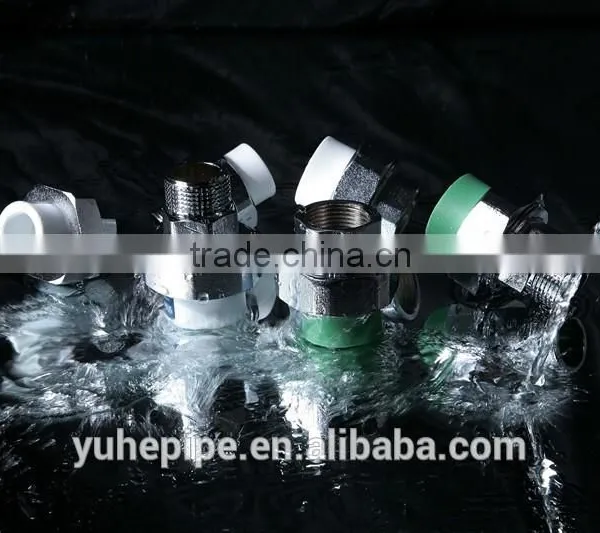 YH1344 PP-R Pipe Fittings Double Union Ball Valve photo-4
