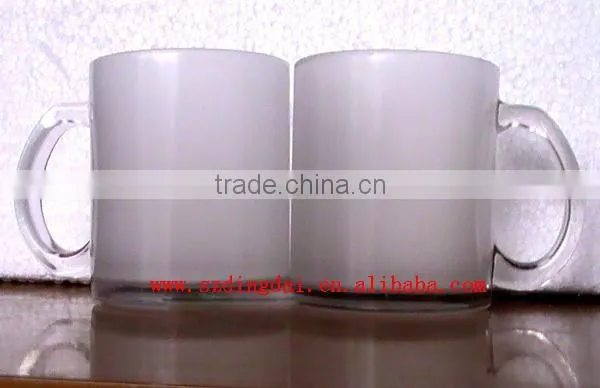 Glass Mugs Transprent & Matt Sublimation Mug Glass Sublimation Mug 11OZ Ceramic Mug photo-3