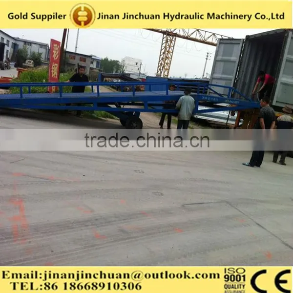 Container Used Mobile Hydraulic Yard Ramp Hydraulic/Mobile Ramp With Large Container photo-4