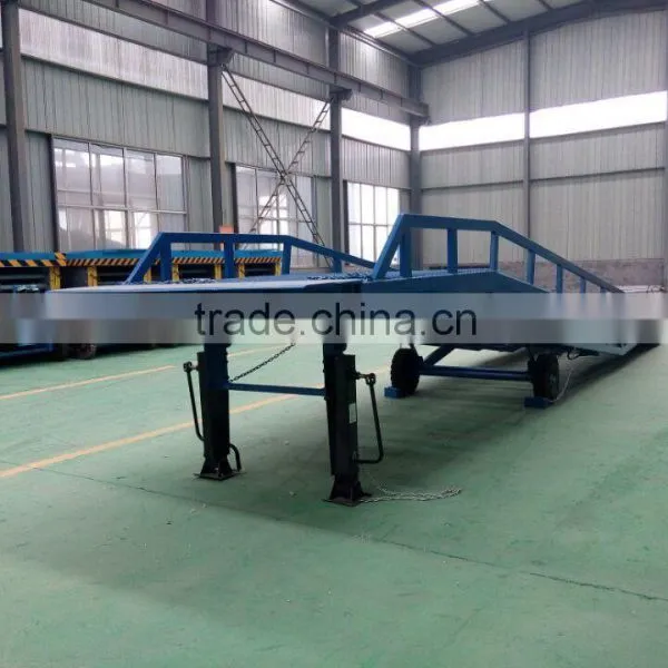 Movable 12 Tons Hydraulic Yard Container Loading Ramps photo-2