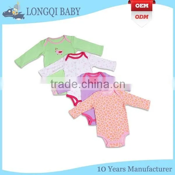 PF-MS-125 High Quality 100% Cotton Unisex Newborn Baby Rompers photo-2
