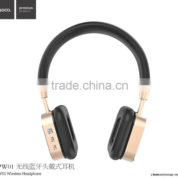 Original HOCO HPW01 3.5mm Universal Head-mounted Headphone Stereo Sound Wireless Bluetooth Headset For Mobile Phone MT-4722 photo-3