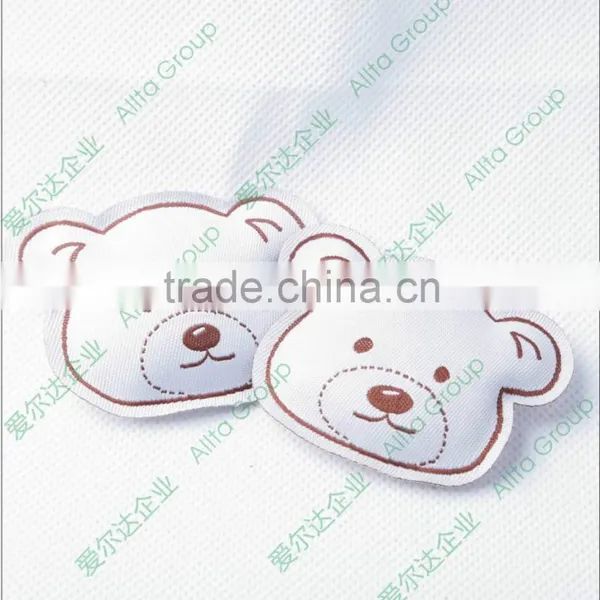 2015 Hot Wholesale Custom Cheap Stuffing Woven Clothing Labels for Garment photo-2