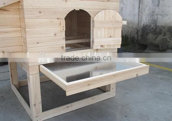 Outdoor Wooden Eco Friendly Chicken Coop photo-3