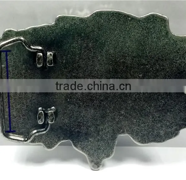 High Quality Pearl Gun Iron Belt Buckle , Custom Belt Buckle photo-6