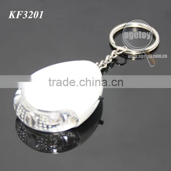 Promotional Custom Print Logo LED Light Whistle Key Holder With Electronical Key Finder photo-3