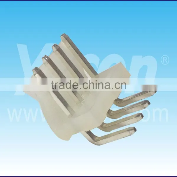 4 Pin Right Angle Single Row Waved Shape Wafer Connector photo-3