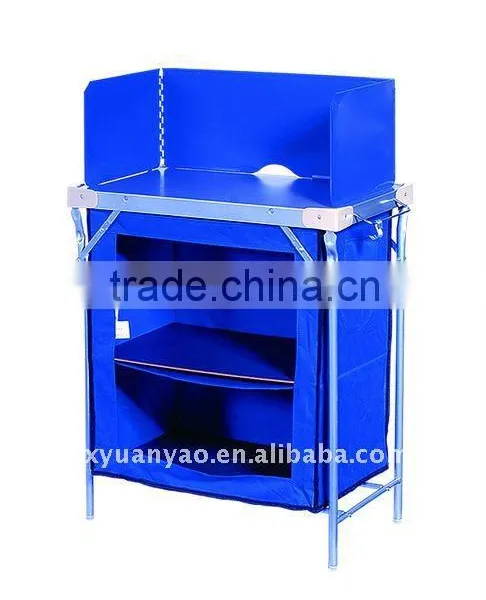 KITCHEN UNIT WITH SHELVES WINDSHIELD