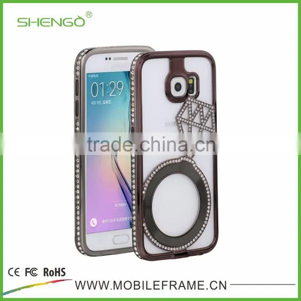 Factory Price Newest Design Crystal Phone Case for Samsung S6 photo-6