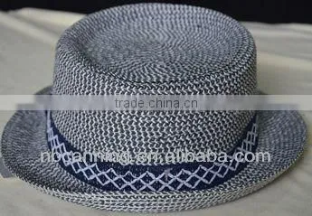 Summer Straw Hat/men Hats/plain pp Plaid Hats Wholesale photo-2