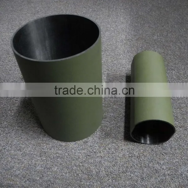 Carbon Fiber Tube Real Filament Wound Military Green Painting Full Carbon photo-3