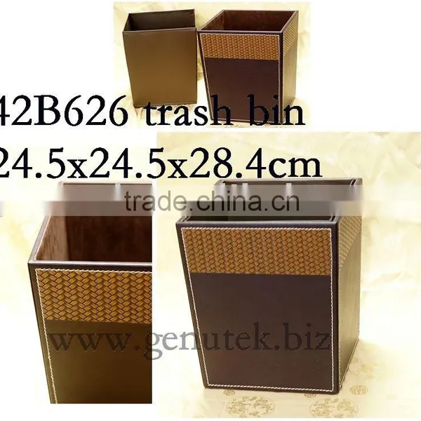 Wooden Trash Bin
