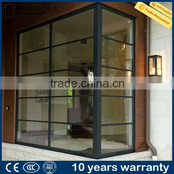 Large Used Commercial Aluminum Tempered Glass Windows Pictures