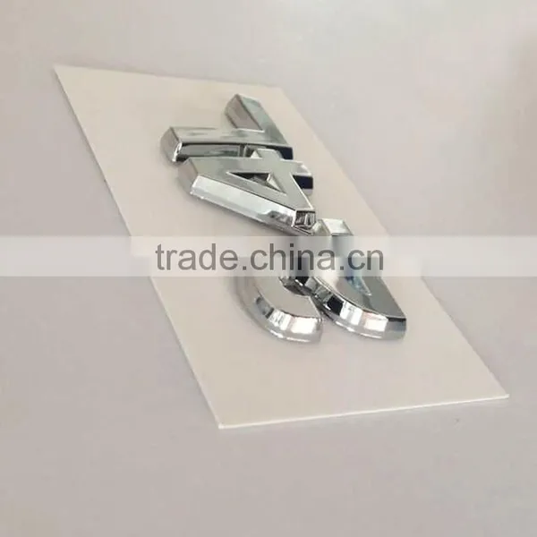 Custom 3D Outdoor ABS Plastic Car Chrome Badge Emblem Auto Chrome Letter Sticker photo-2