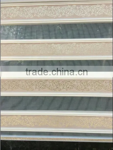 DISCOUNT HIGH-QUALITY JACQUARD ZEBRA BLINDS SHADE FABRIC photo-2