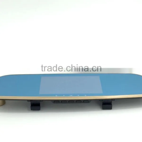 Android Navigation Dual Camera Car DVR Rear View Mirror photo-3