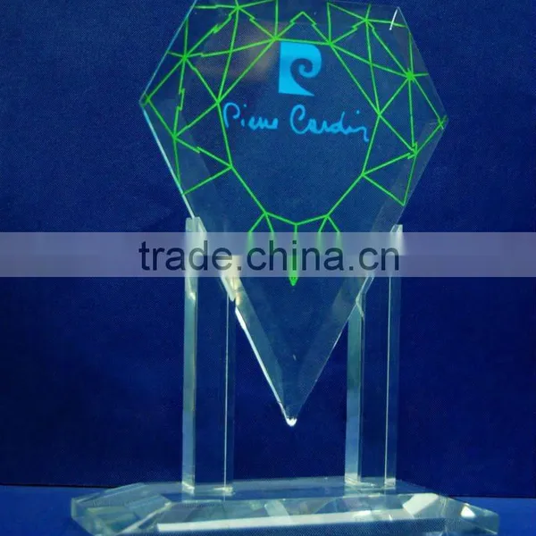2015 Hot Sale Promotional Crystal Trophy With Artificial Style photo-5