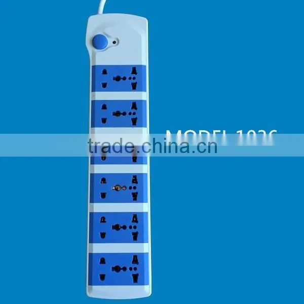 6 Gangs Secure Electrical Switch Power Socket For Home Appliances Quality Choice photo-2