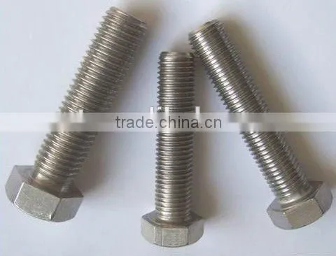 DIN 933 Bolt White Zinc Plated Hex Head Bolt M24X110 With Grade 8.8, 4.8 .5.8 6.8 10.9 photo-5