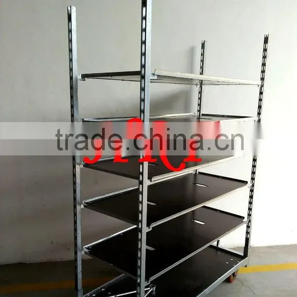 Display Garden Flower Cart for Sale Hand Cart Plywood Flower Garden Cart TC020 Danish Trolley Hand Trucks for Sale photo-3