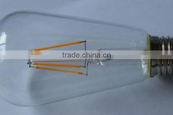 ERP TUV UL CE Standard 360 Degree 4W ST64 Led Filament Bulb 2200K Smoke Color photo-3