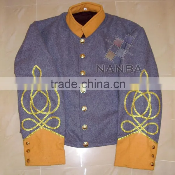 ACW Single Breasted Shell Jacket With 1 Row Gold Braid