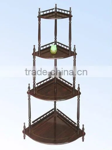 Wooden Corner Stands/4-TIER CORNER STAND