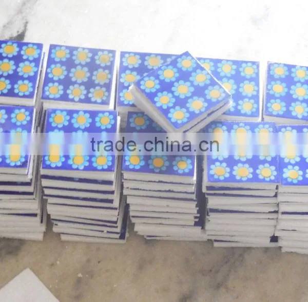Buy Rajasthani Blue Pottery Tiles / Tile Borders/Tile Murals Set /Kitchen Tiles / Bathroom Tiles