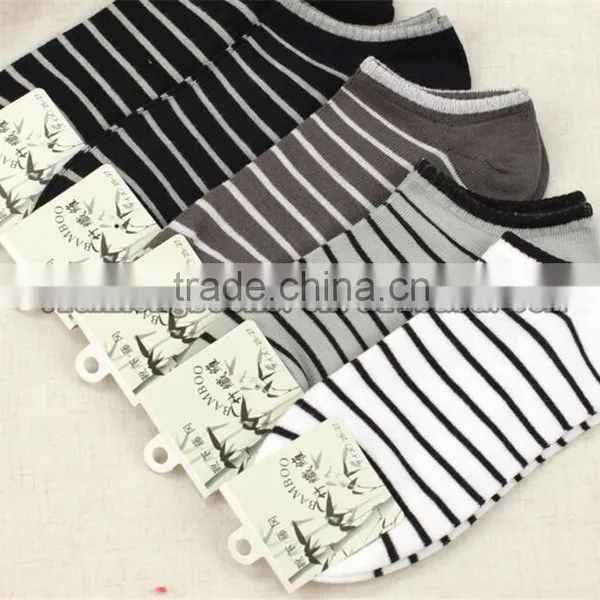 2016 Hot Sale Fashion Bamboo Cotton Loafer Low Cut Socks Men photo-5