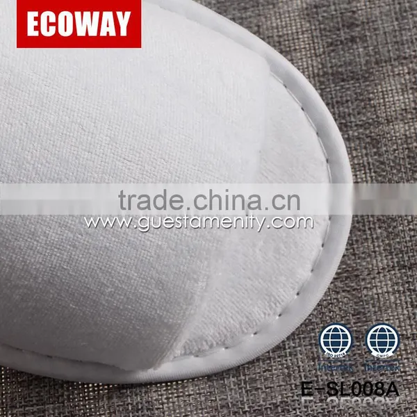 China Velour Open Toe Hotel Slipper New Style Men Hotel Soft Slippers photo-2