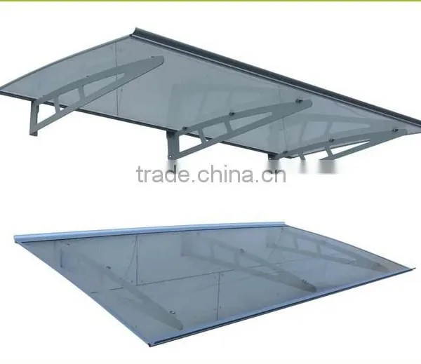 EURO Design Clear Rain Protection Front Door Aluminum Awning Canopy Roof Item No YY100140K photo-6