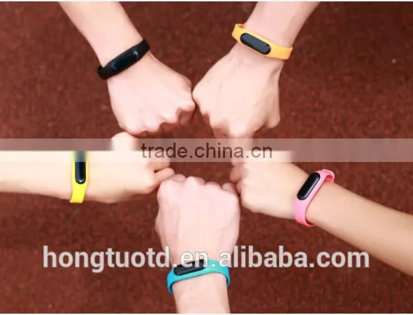 2016 Bracelet Low Energy Waterproof IP67 Heart Rate Monitor Bracelet Fitness Customized Oem Silicone TPU Wristband photo-4