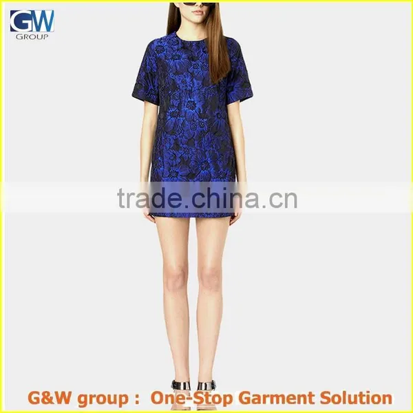 Formal Dress High-end Fashion Short-sleeved Formal Dress Women Thin Straight