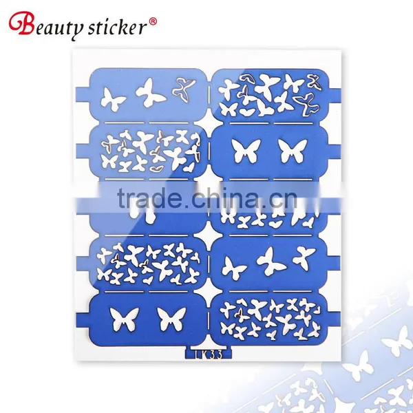 DIY Painting Reusable Nail Stencil