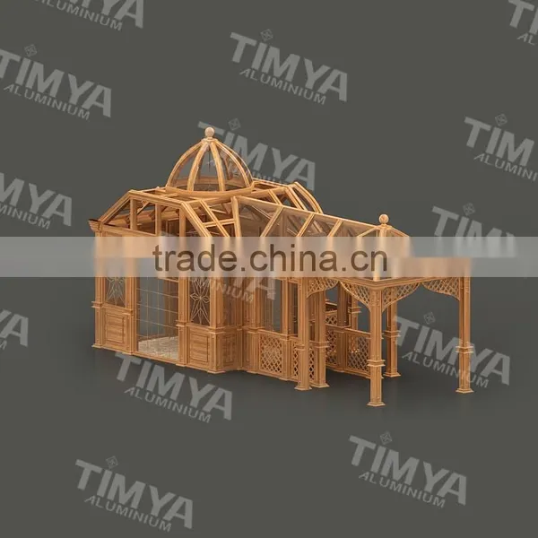 Nice Sound Insulation And Decoration Nature Aluminum Alloy Portable Sunroom photo-3