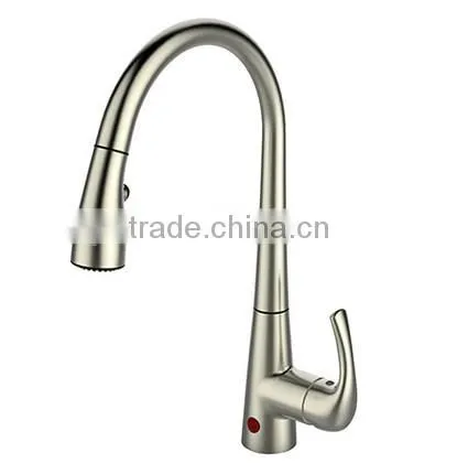 CUPC NSF AB1953 Montion Sense Pull-Down Kitchen Faucet With Brushed Nickel