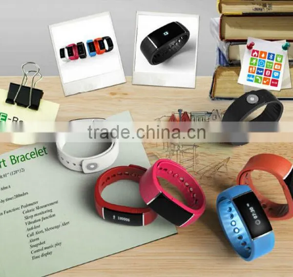 0.91 Inch OLED Screen Anti-lost E-band S55 IP67 Waterproof Watch Wristband Bluetooth Smart Bracelet Sync for Smartphone photo-3