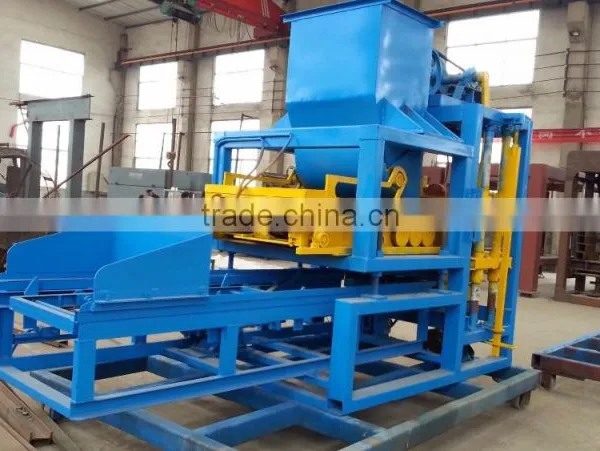 semi or automatic operation QT4-25 concrete block making machine Huarun Tianyuan factory