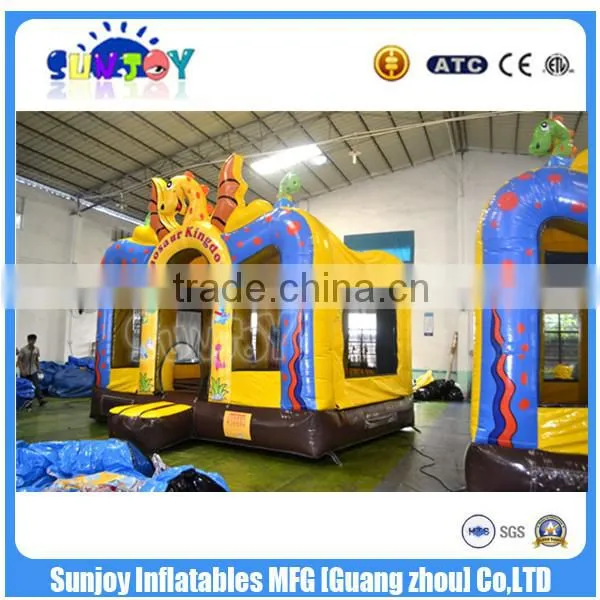Whosale Inflatable Toys For Kids Inflatable Dinosaur Bouncy Castle Combo photo-3