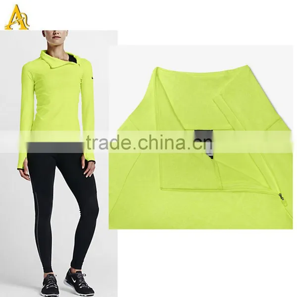 GYM Women Seamless Gym Sports Running Thermolite Pullover Jacket photo-2